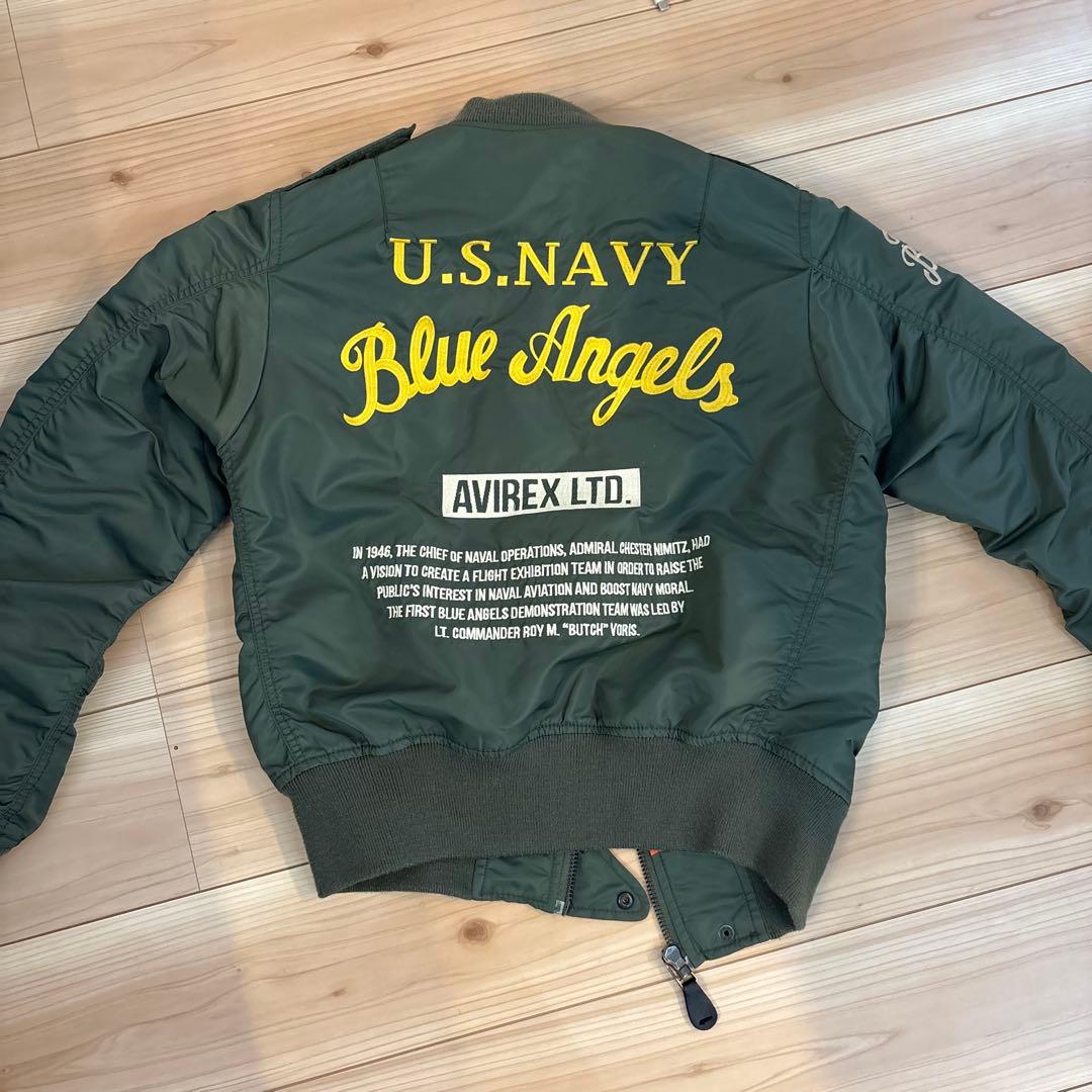 【激レア】L-2B フライトジャケット BLUE ANGELS AVIREX