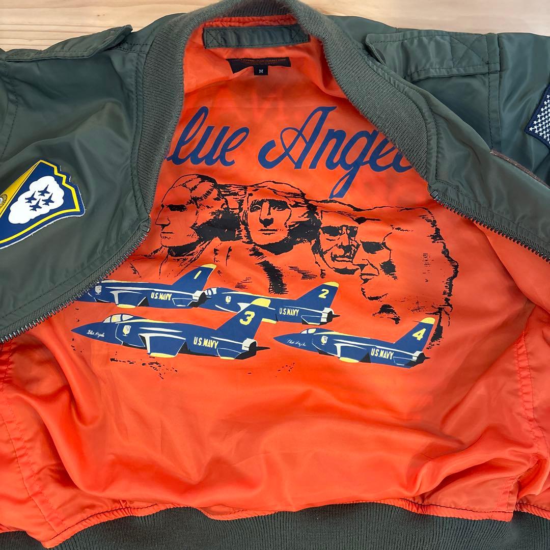 【激レア】L-2B フライトジャケット BLUE ANGELS AVIREX