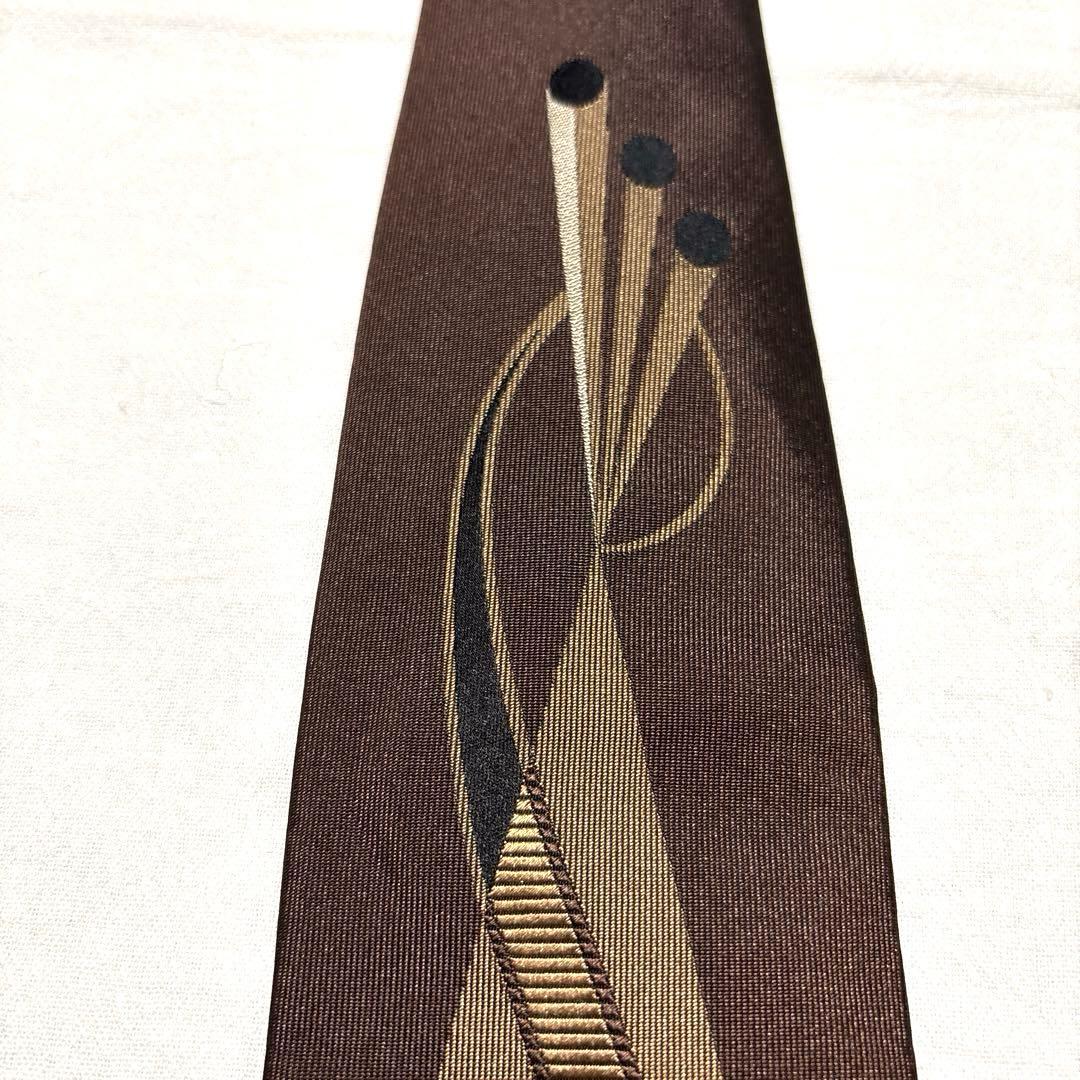 新品未使用　フランコミヌッチ　トゥモローランド　ネクタイ　ダークブラウン　タグ付