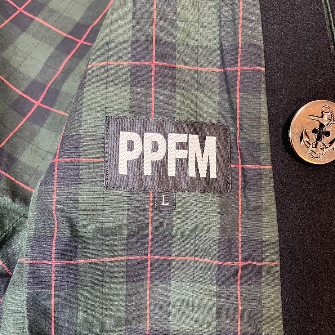 ☆美品☆ PPFM ナポレオンジャケット Pコート Y2K archive L