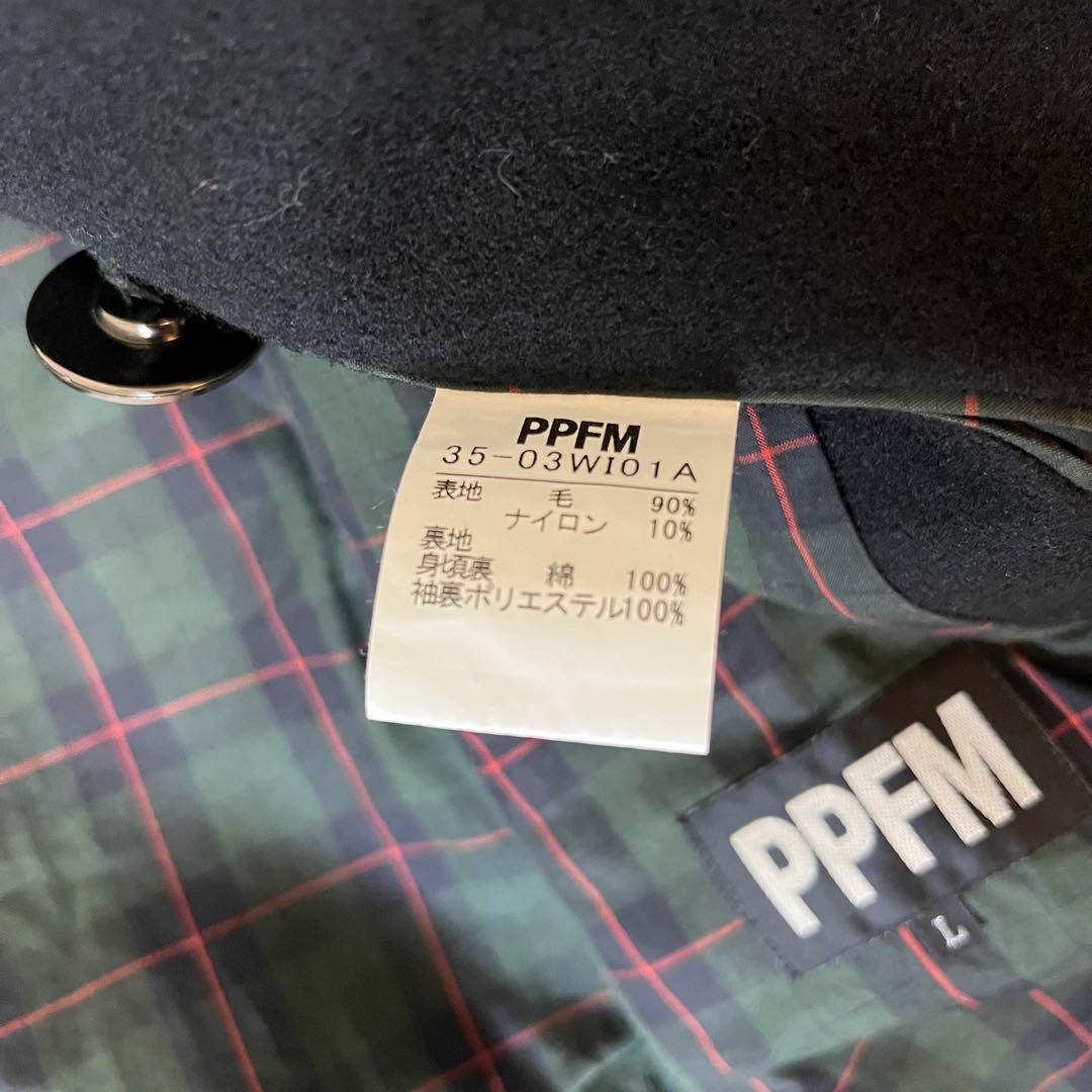 ☆美品☆ PPFM ナポレオンジャケット Pコート Y2K archive L