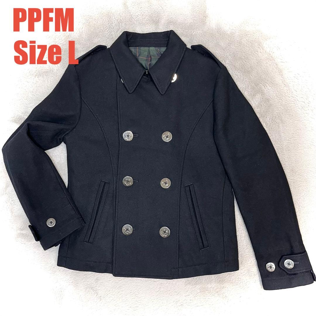 ☆美品☆ PPFM ナポレオンジャケット Pコート Y2K archive L