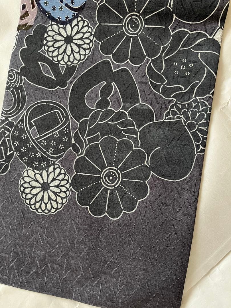 名古屋帯 琉球紅型　紅型　紅型ナワチョウ