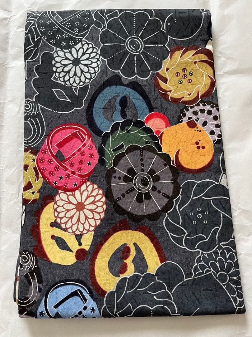 名古屋帯 琉球紅型　紅型　紅型ナワチョウ