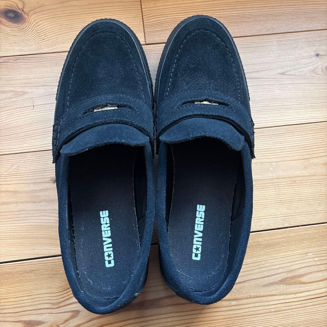 【ダチョウさま専用】CONVERSE オールスター　ローファーＳＵブラック