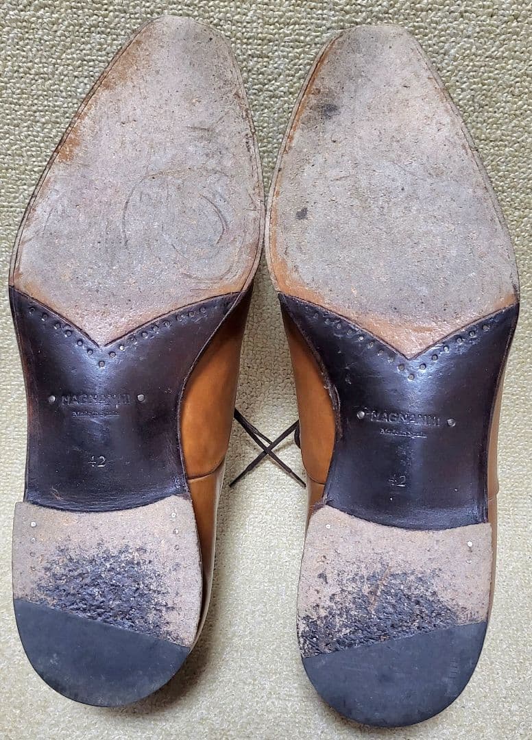 マグナーニ Selection ストレートチップ ブラウン 42