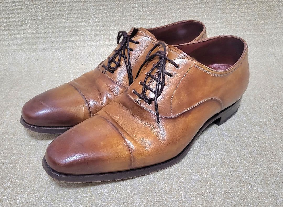 マグナーニ Selection ストレートチップ ブラウン 42