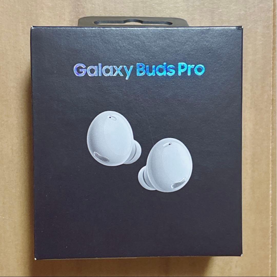 新品同様 試着のみGalaxy Buds Pro ワイヤレスイヤホンホワイト 白