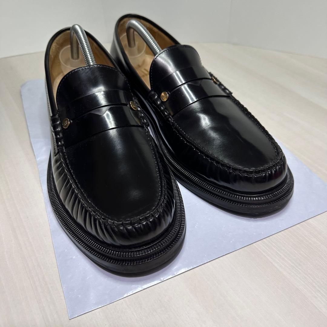 美品☆ダンヒル☆ローファー☆レザー☆ブラック☆サイズ42☆83