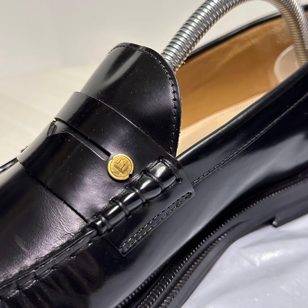 美品☆ダンヒル☆ローファー☆レザー☆ブラック☆サイズ42☆83