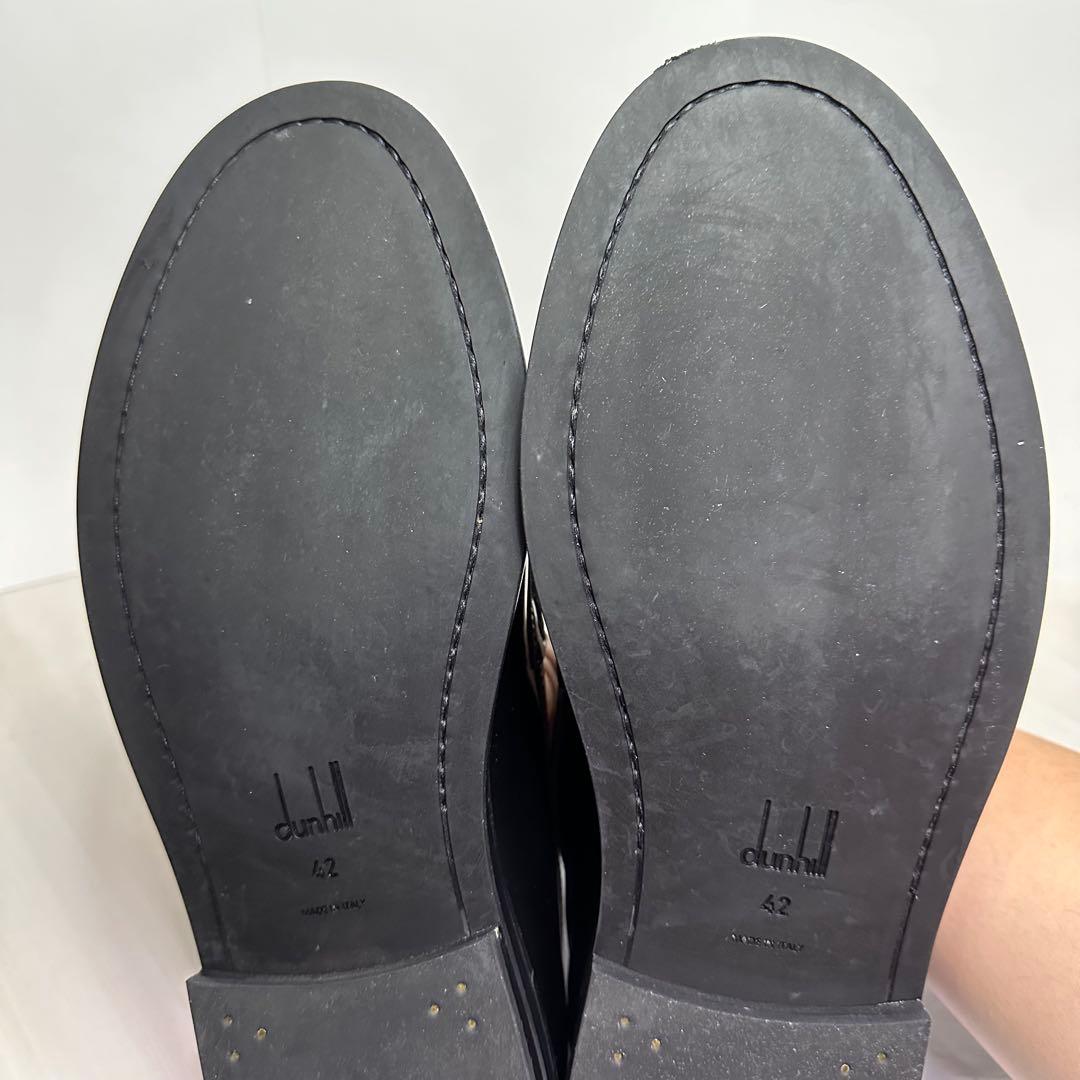 美品☆ダンヒル☆ローファー☆レザー☆ブラック☆サイズ42☆83