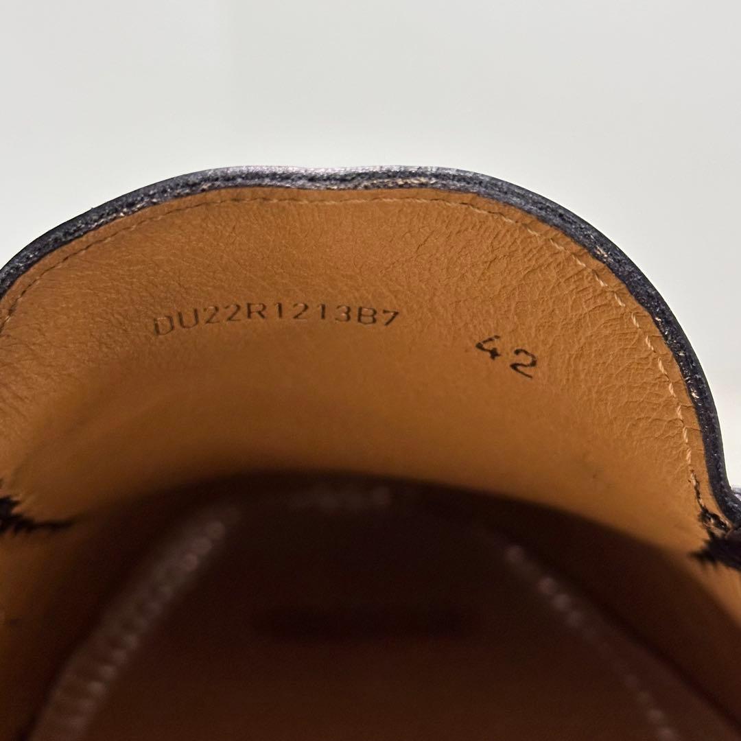 美品☆ダンヒル☆ローファー☆レザー☆ブラック☆サイズ42☆83