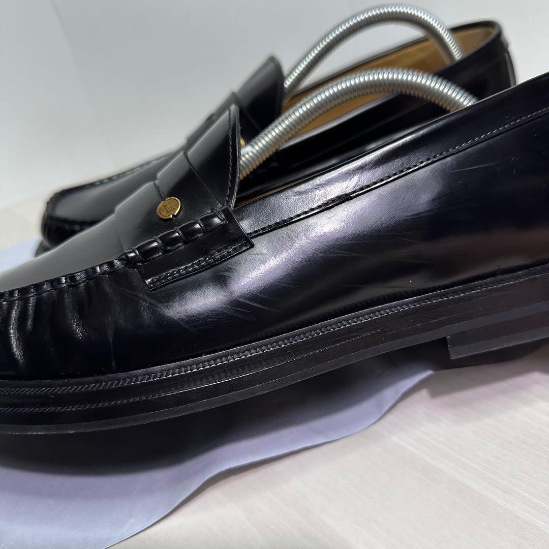 美品☆ダンヒル☆ローファー☆レザー☆ブラック☆サイズ42☆83