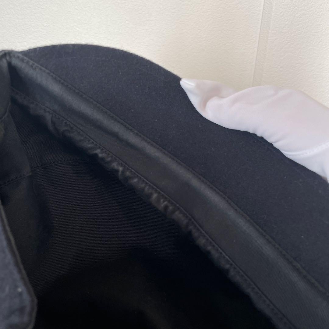 GUCCI ウールキャスケット ブラック