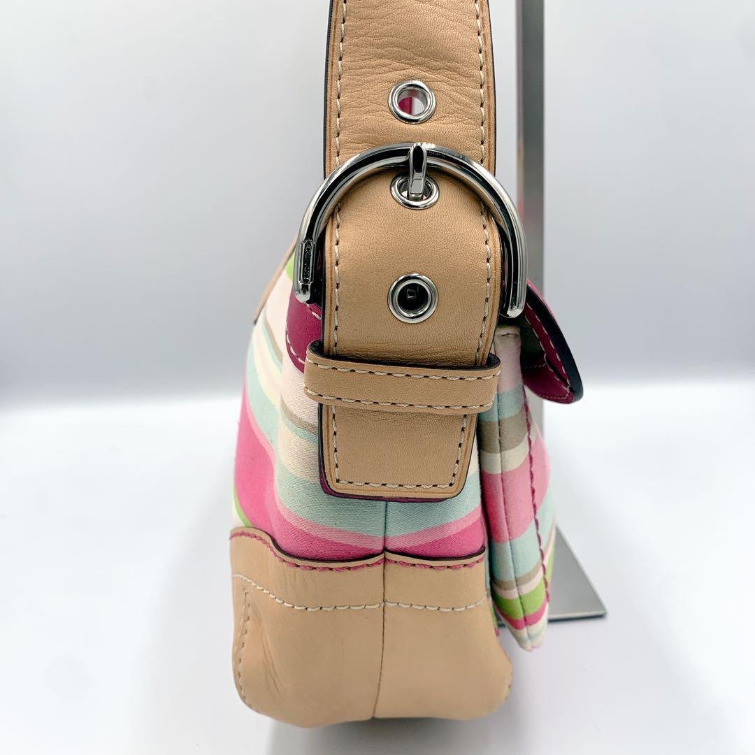 COACHコーチ ソーホー　ショルダーバッグ　キャンバス　マルチカラー