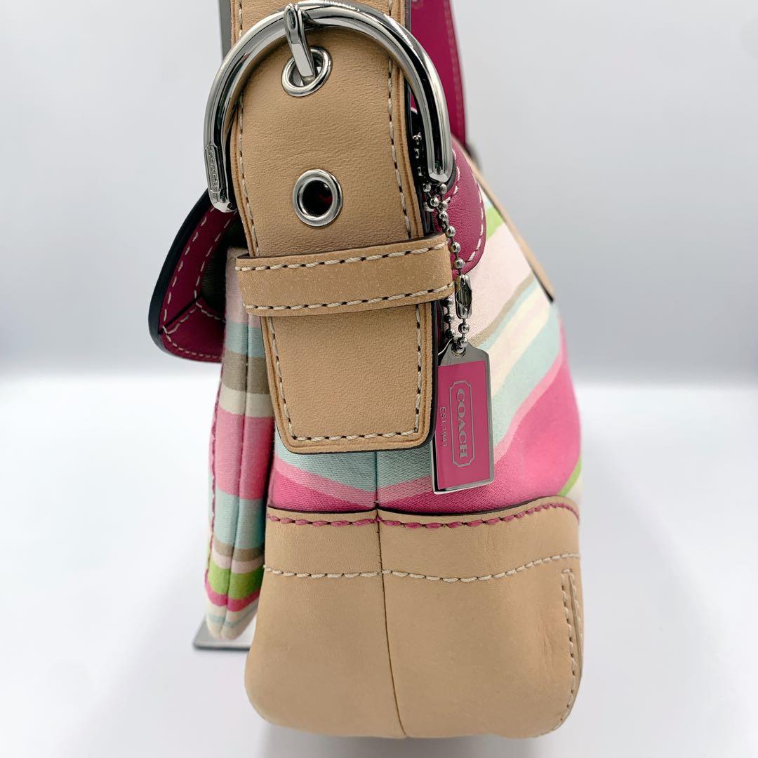 COACHコーチ ソーホー　ショルダーバッグ　キャンバス　マルチカラー