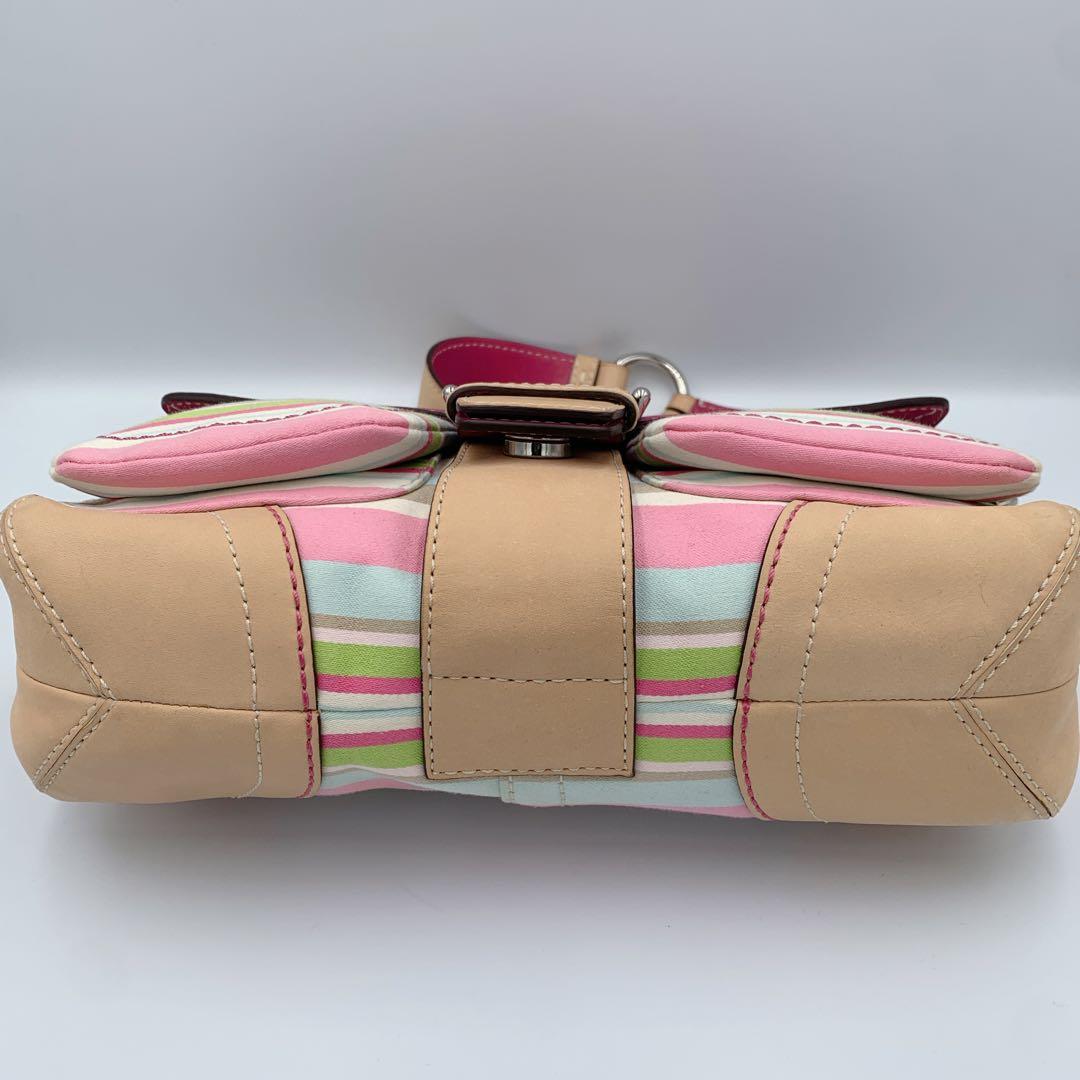 COACHコーチ ソーホー　ショルダーバッグ　キャンバス　マルチカラー