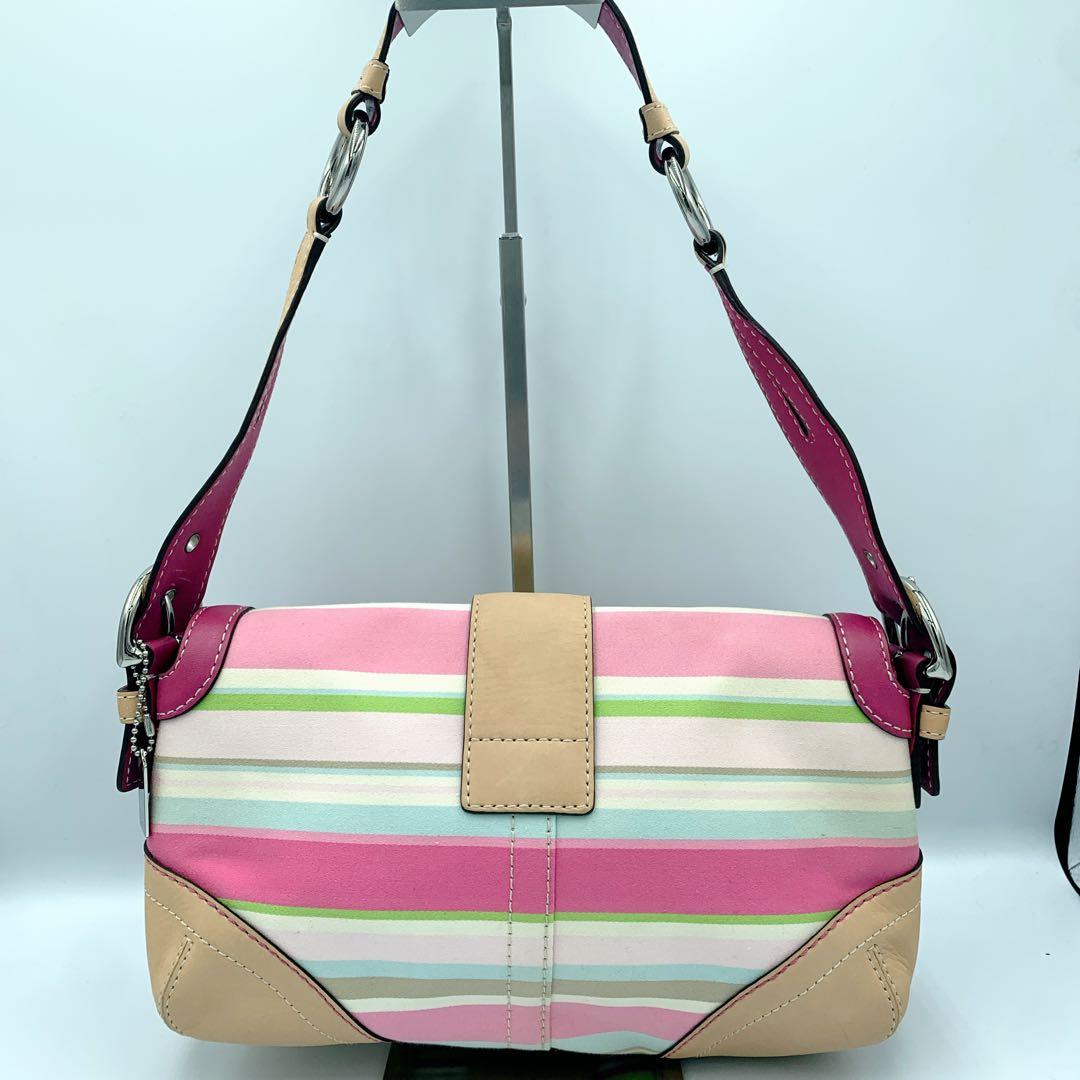 COACHコーチ ソーホー　ショルダーバッグ　キャンバス　マルチカラー