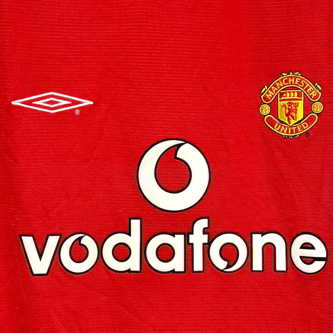 【新品/タグ付き】01/02マンチェスター・U ♯7 ベッカム【Lサイズ】ホーム