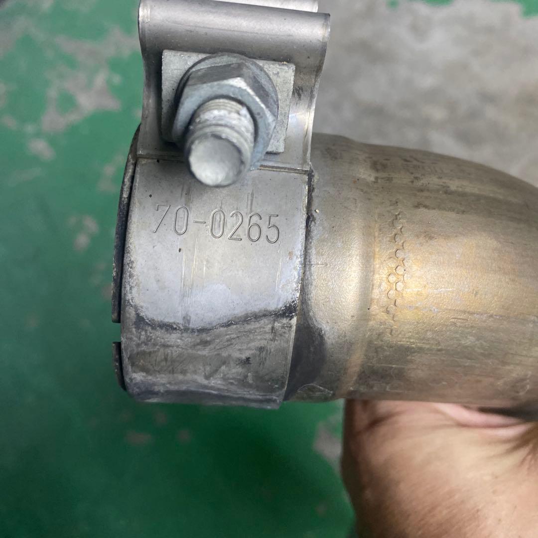 ポルシェカイエンターボ　マフラーカッター