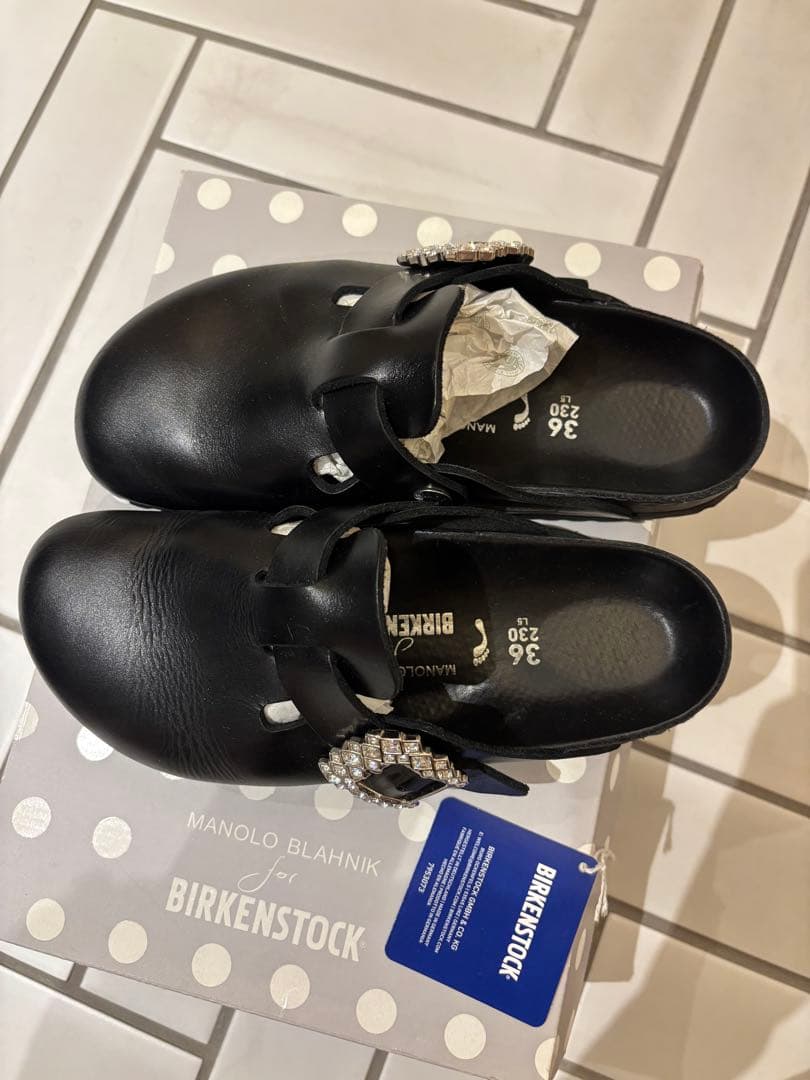 マノロブラニク　ビルケンシュトック ボストンmanoloblahnik サンダル