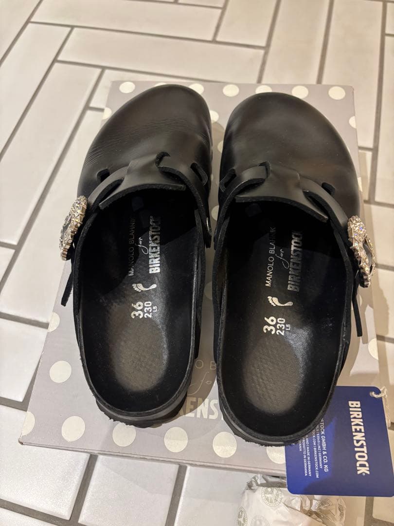 マノロブラニク　ビルケンシュトック ボストンmanoloblahnik サンダル