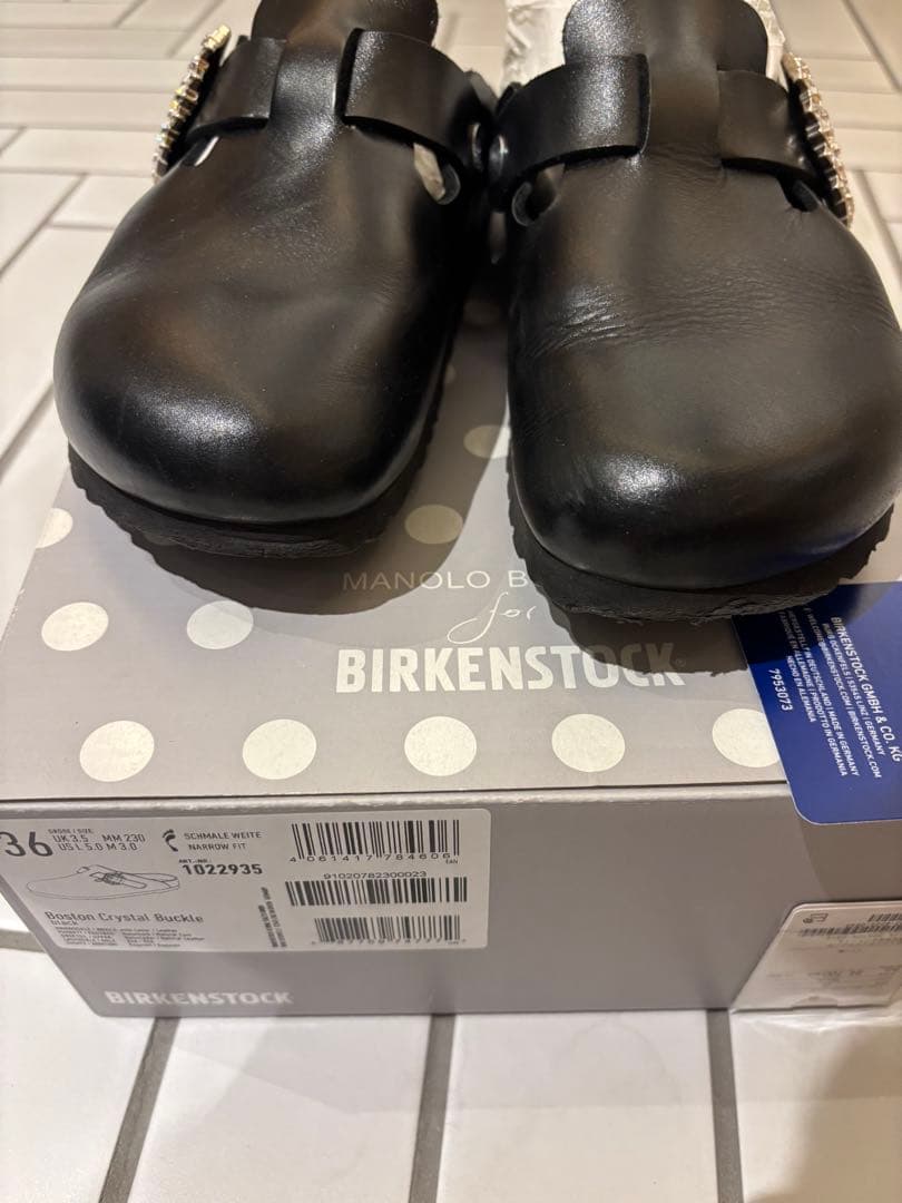 マノロブラニク　ビルケンシュトック ボストンmanoloblahnik サンダル