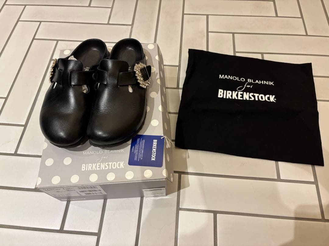 マノロブラニク　ビルケンシュトック ボストンmanoloblahnik サンダル