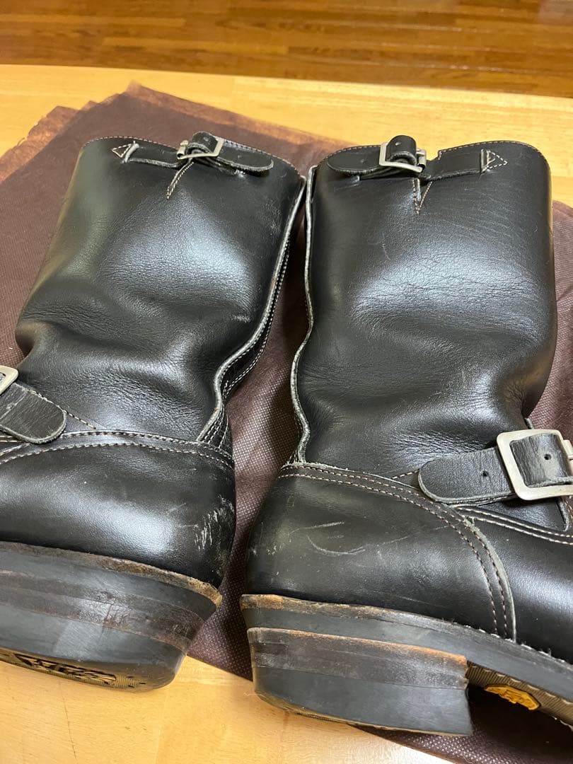 Wesco/ウエスコエンジニアブーツ/カスタムBoss黒USA8.5/26.5