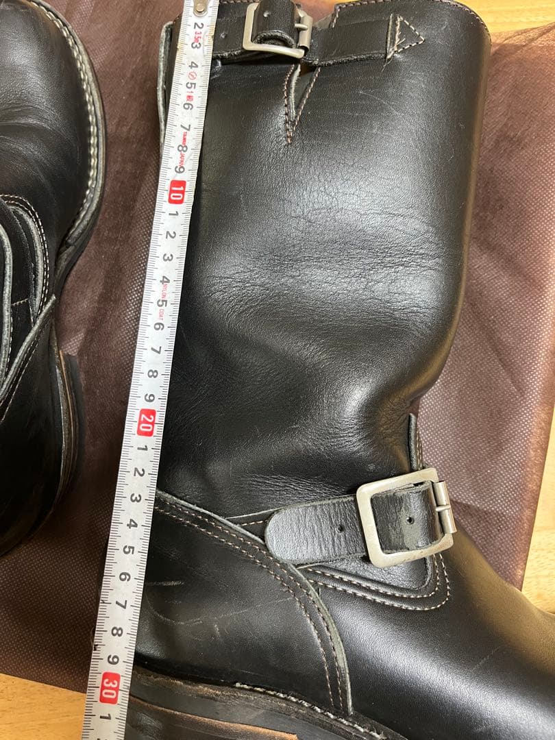 Wesco/ウエスコエンジニアブーツ/カスタムBoss黒USA8.5/26.5