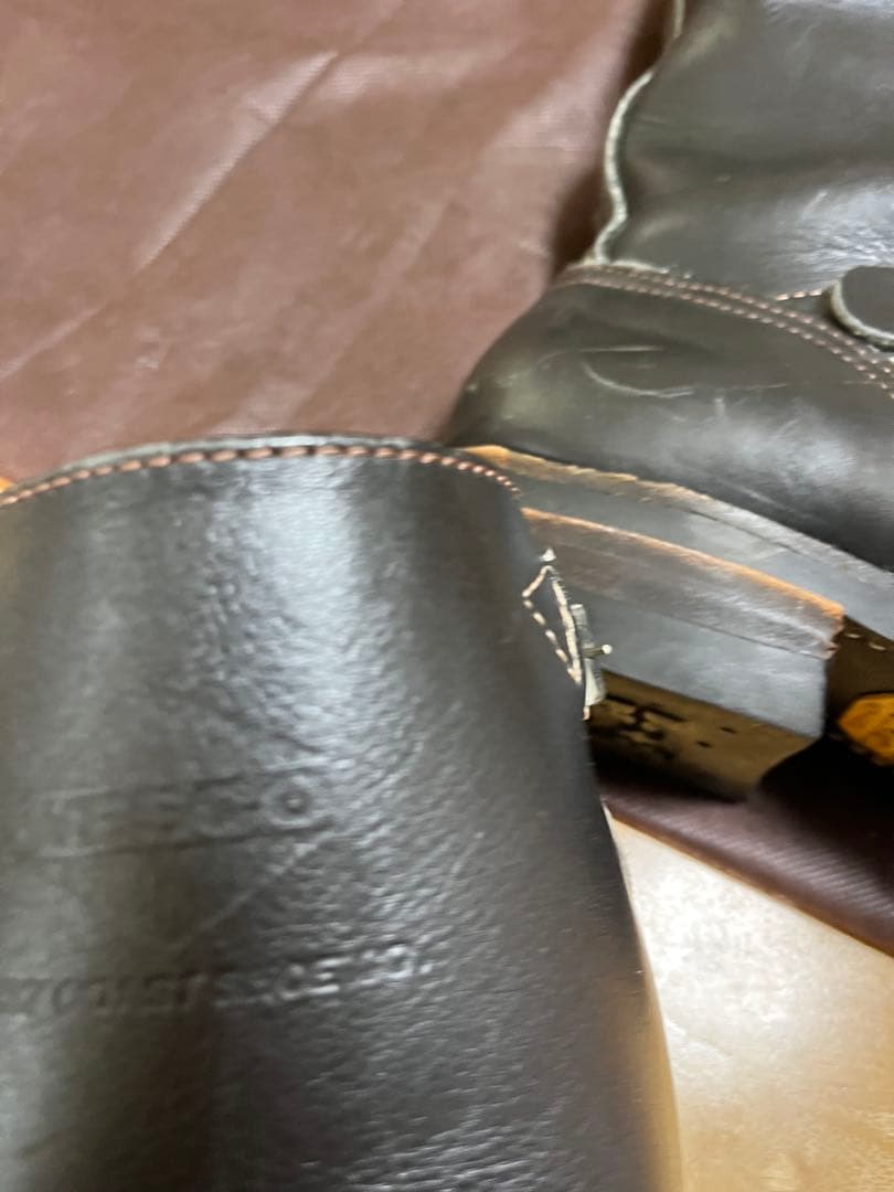 Wesco/ウエスコエンジニアブーツ/カスタムBoss黒USA8.5/26.5