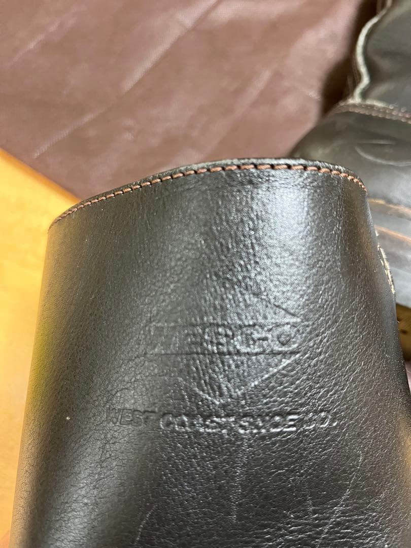 Wesco/ウエスコエンジニアブーツ/カスタムBoss黒USA8.5/26.5