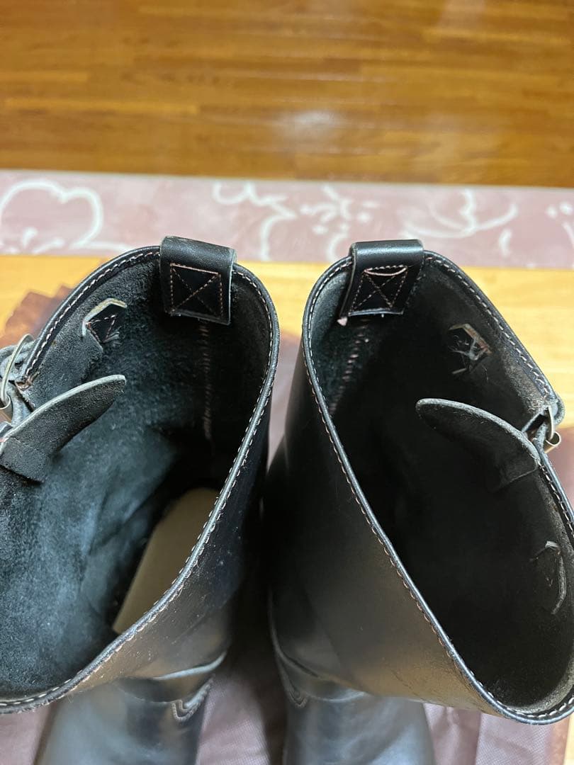 Wesco/ウエスコエンジニアブーツ/カスタムBoss黒USA8.5/26.5