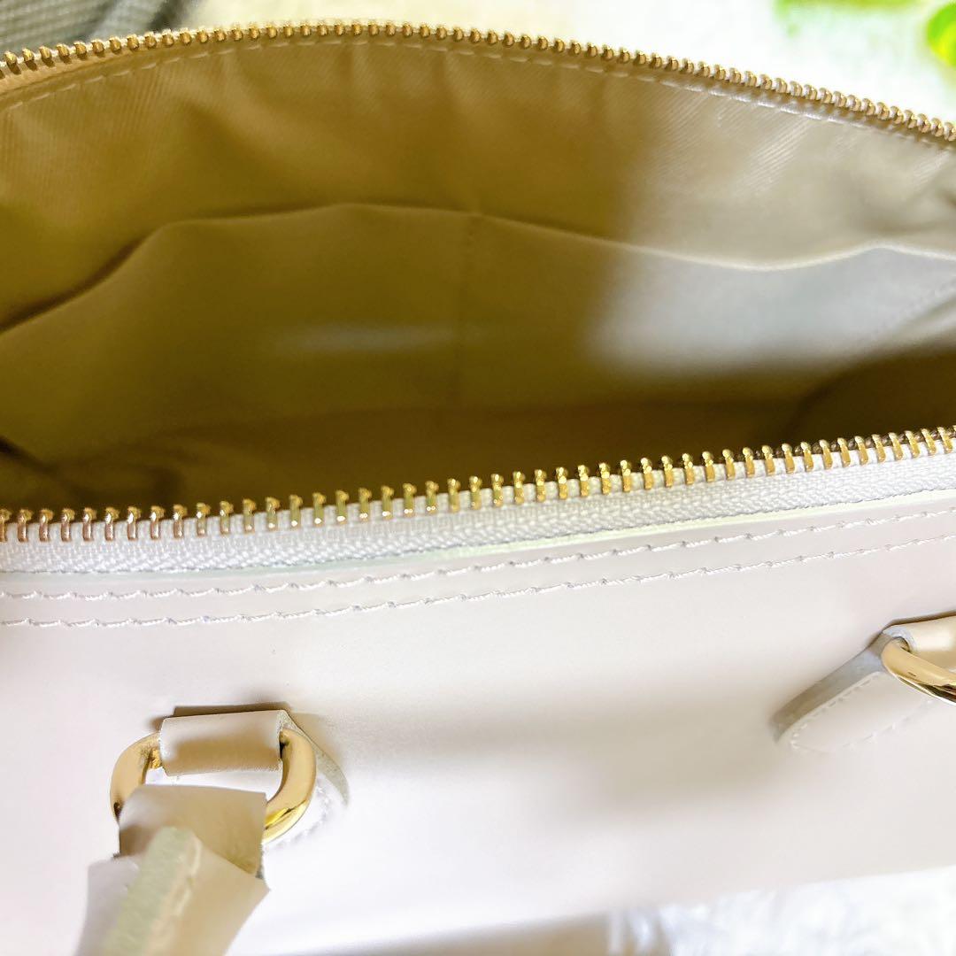 【未使用タグ付】　ミロス 2WAY レザー　イタリア製　ボストンバッグ　ベージュ