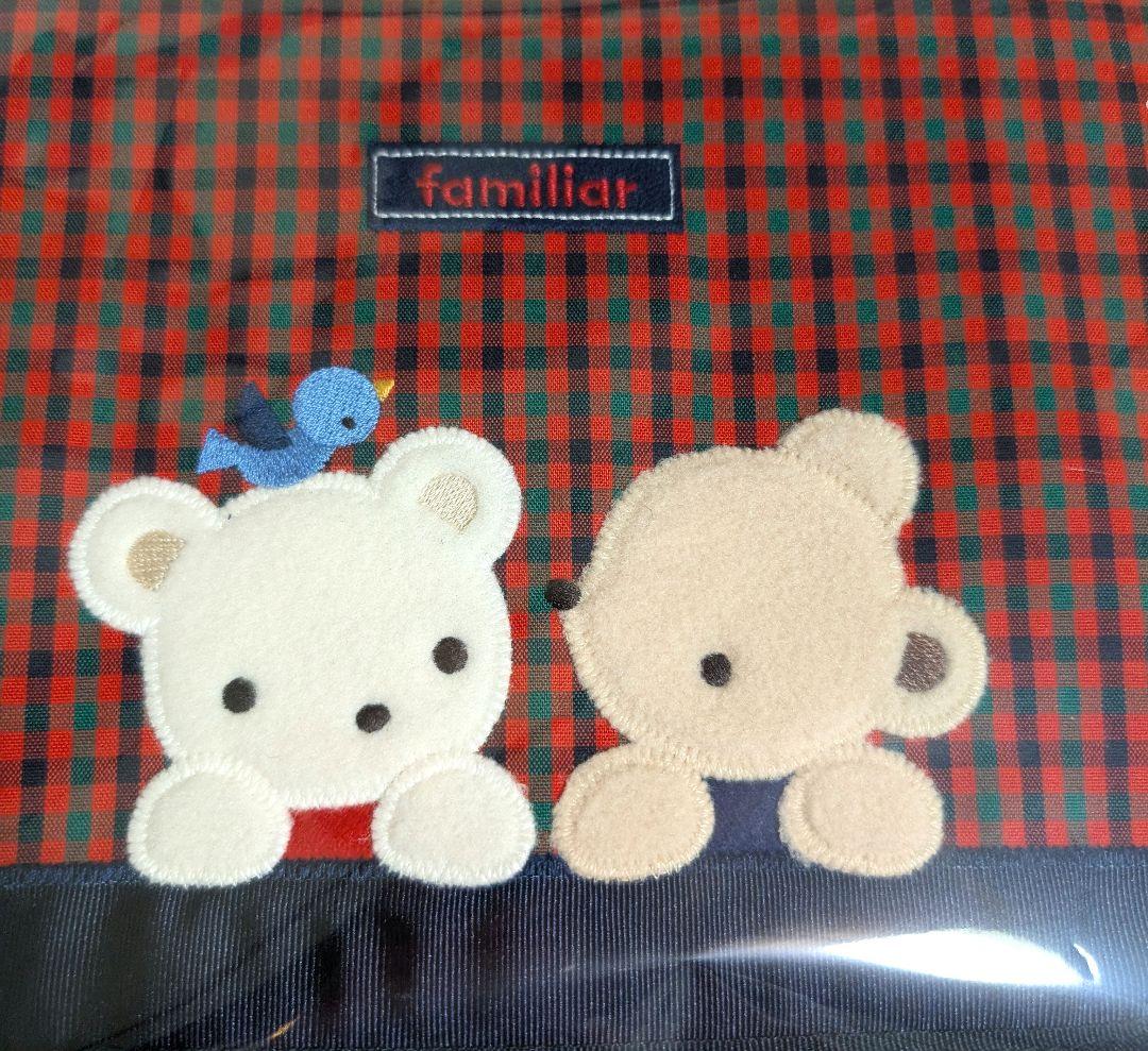 【新品未開封】♡familiarアップリケ母子手帳ケース♡ファミリア#Lサイズ