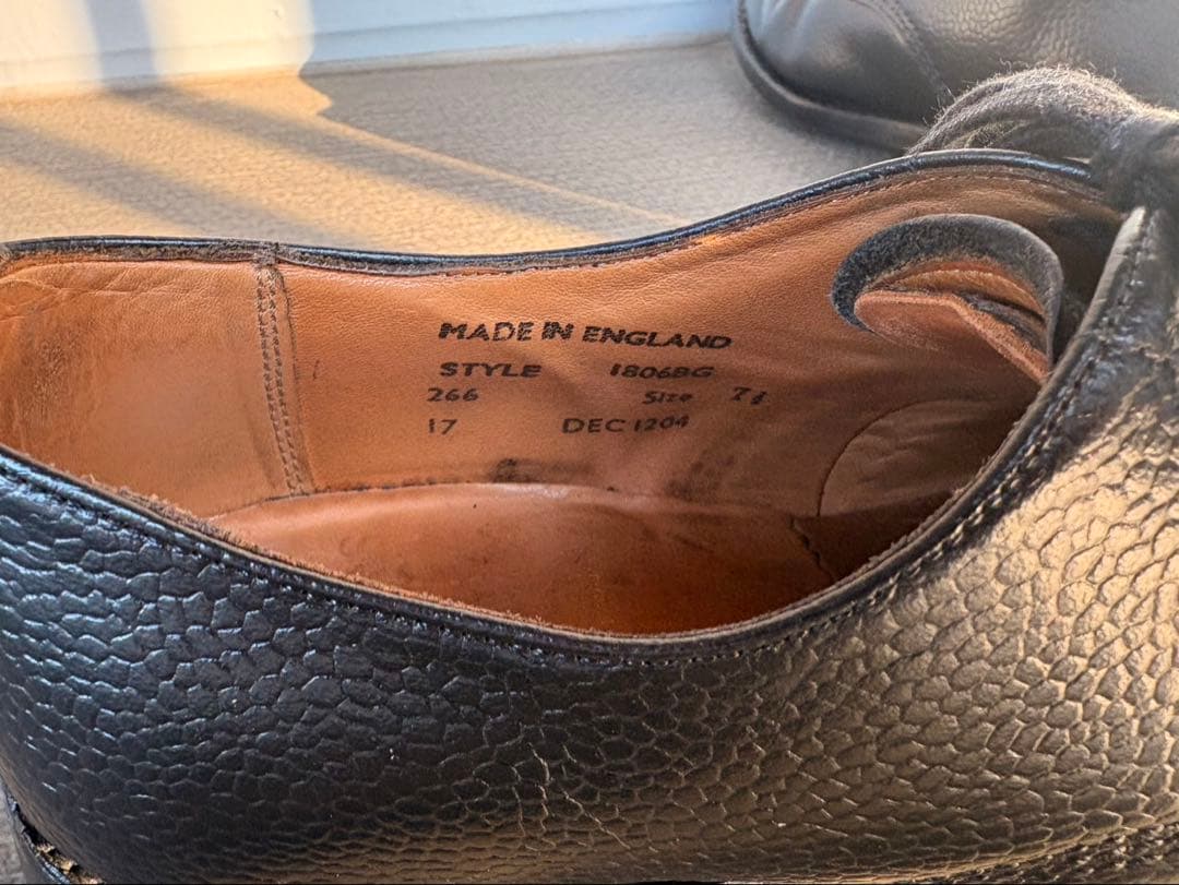 靴 Sanders Wild Life Tailor UK7.5