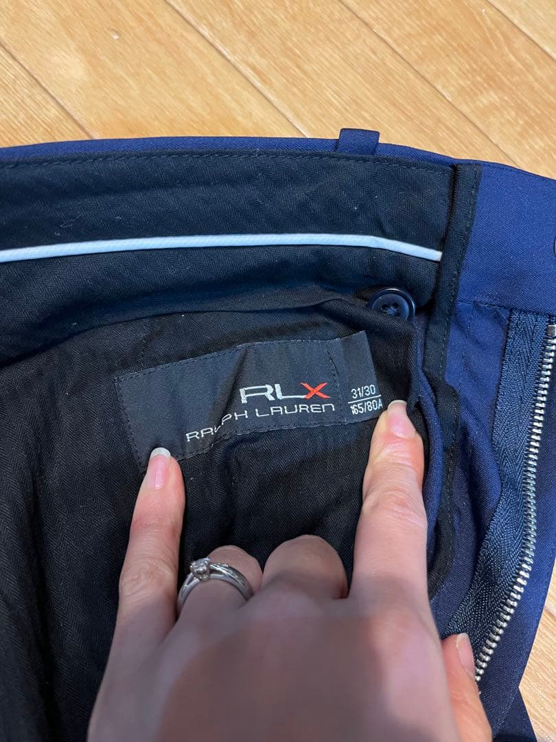 RLX ネイビー ゴルフパンツ