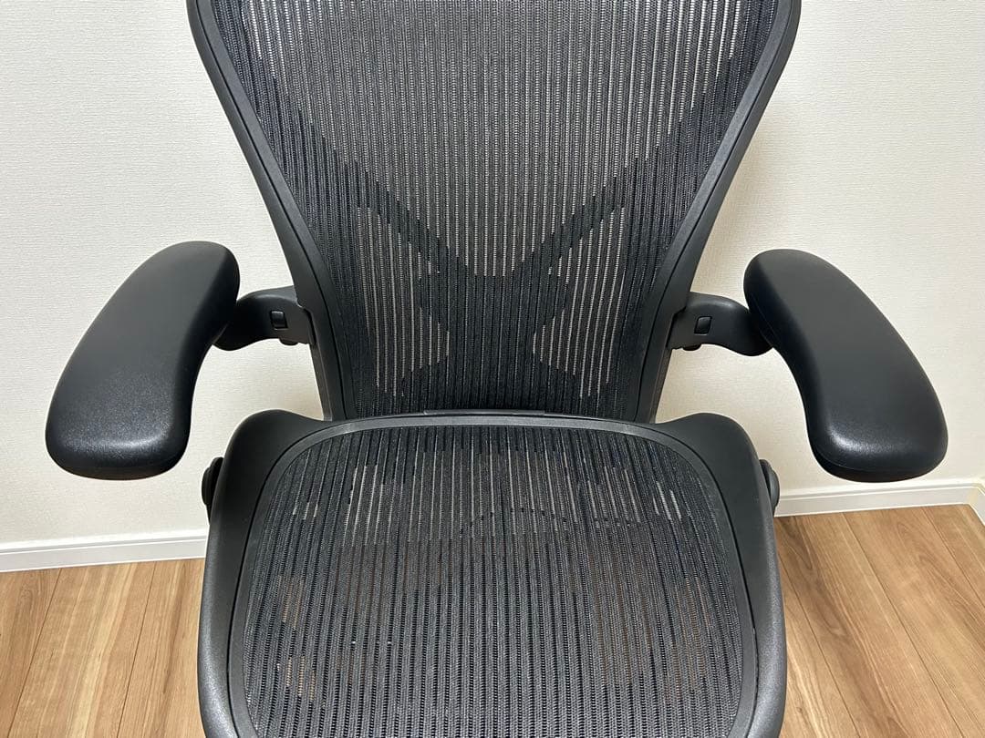 ハーマンミラー アーロンチェア Bサイズ フル装備 ヘッドレスト セット