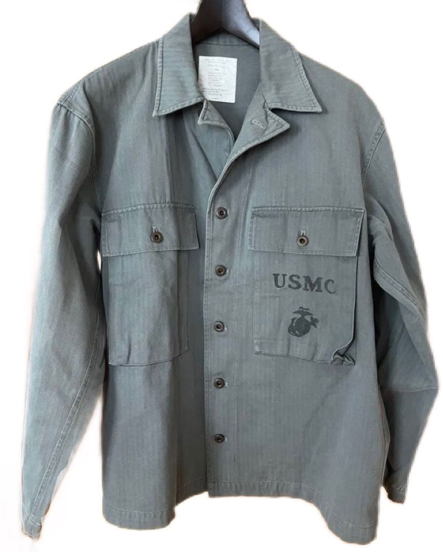 USMC H.B.Tトロピカルジャケット 海兵隊　40R m-43