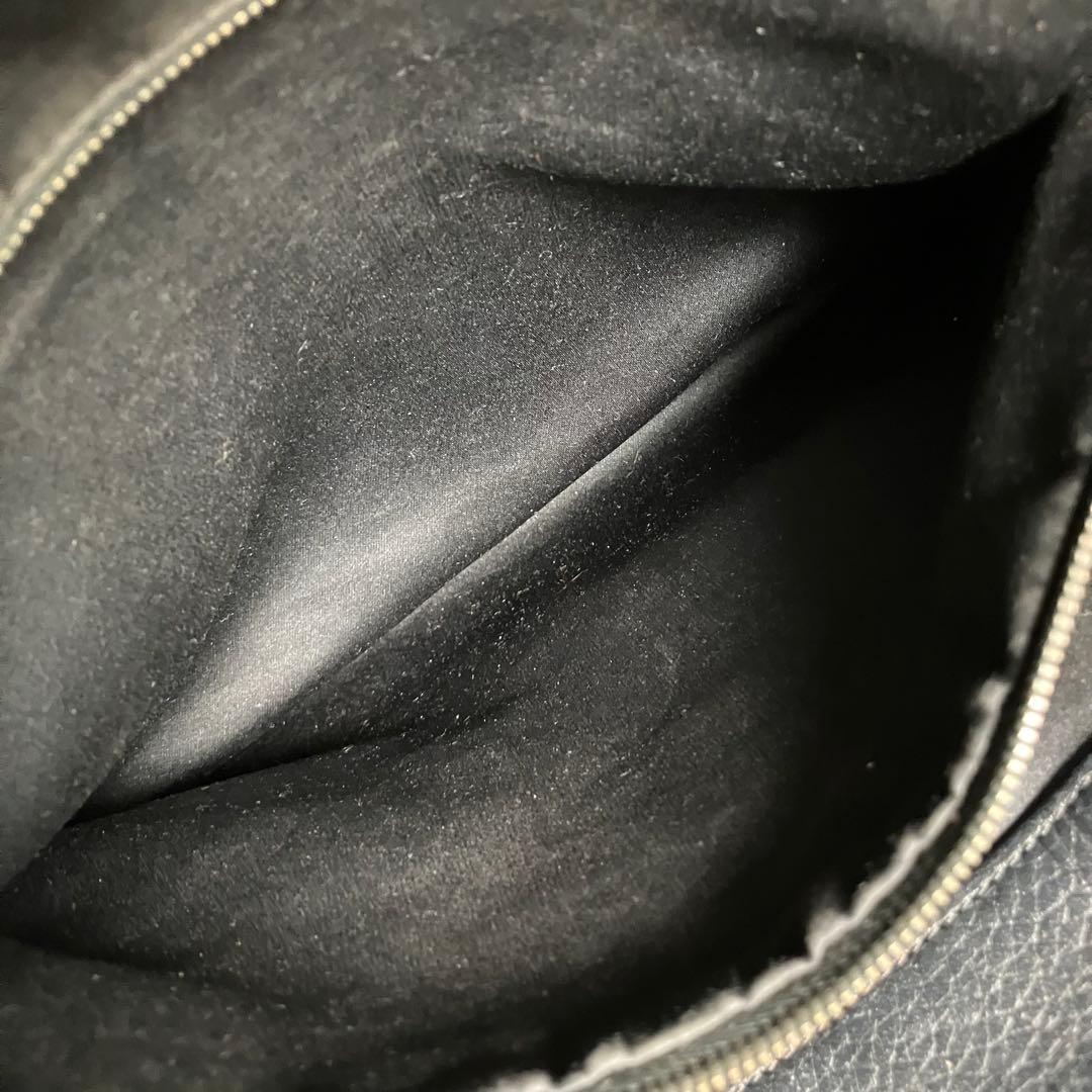 【美品】ジャンニヴェルサーチ メデューサ ブラックトートバッグ レザー