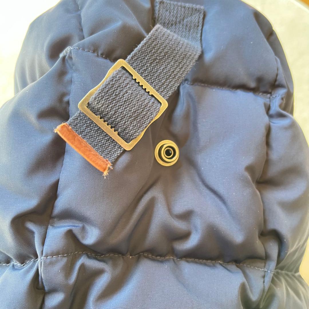 ラルフローレン POLO ネイビー フード付き ダウンベスト