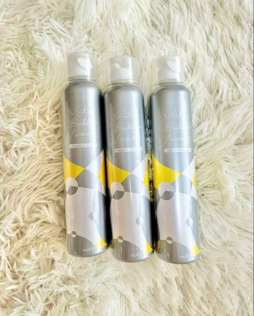 mukii【新品未開封】ビタバブル100000 130g 3本セット