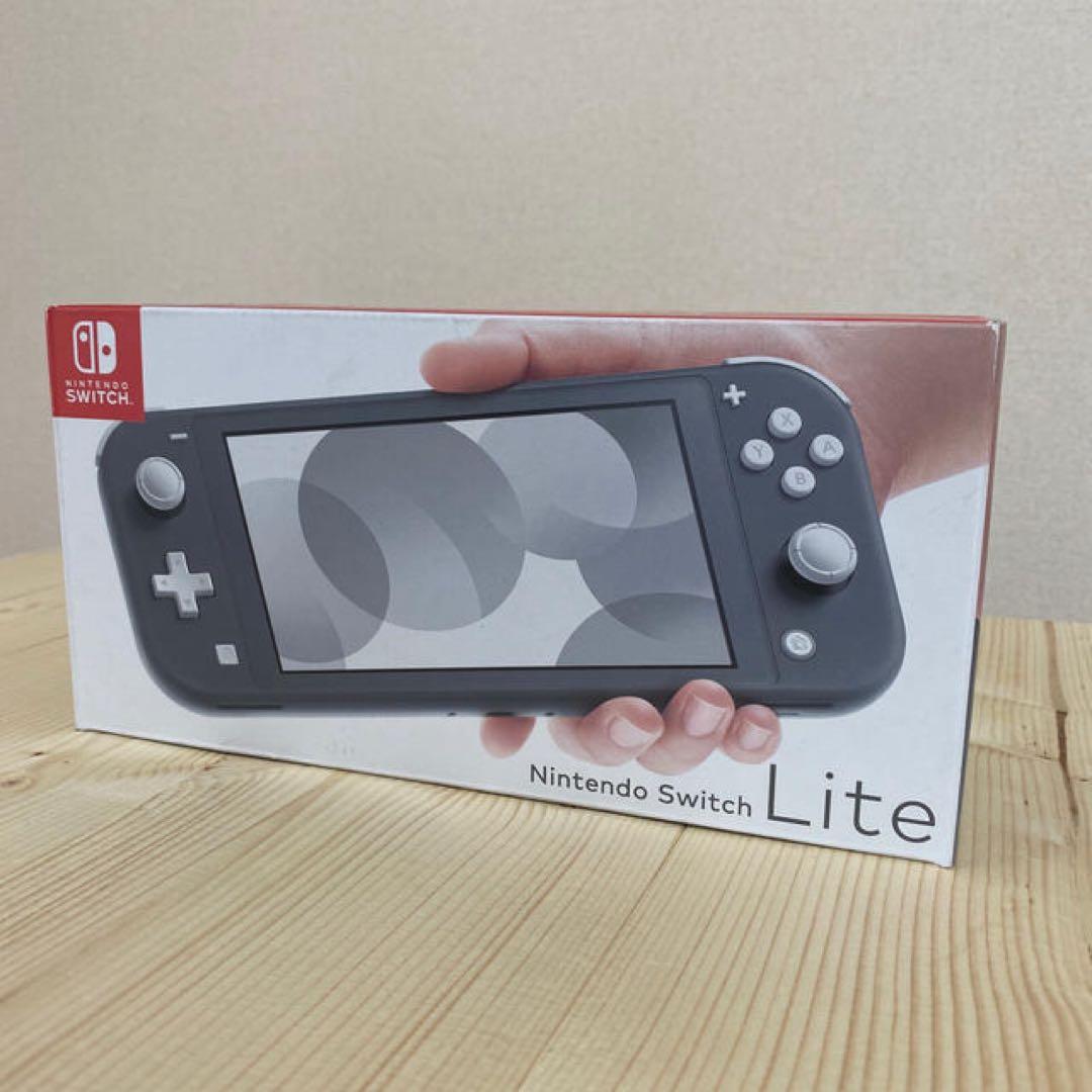 【美品】Nintendo Switch Lite グレー 本体 ケース付き