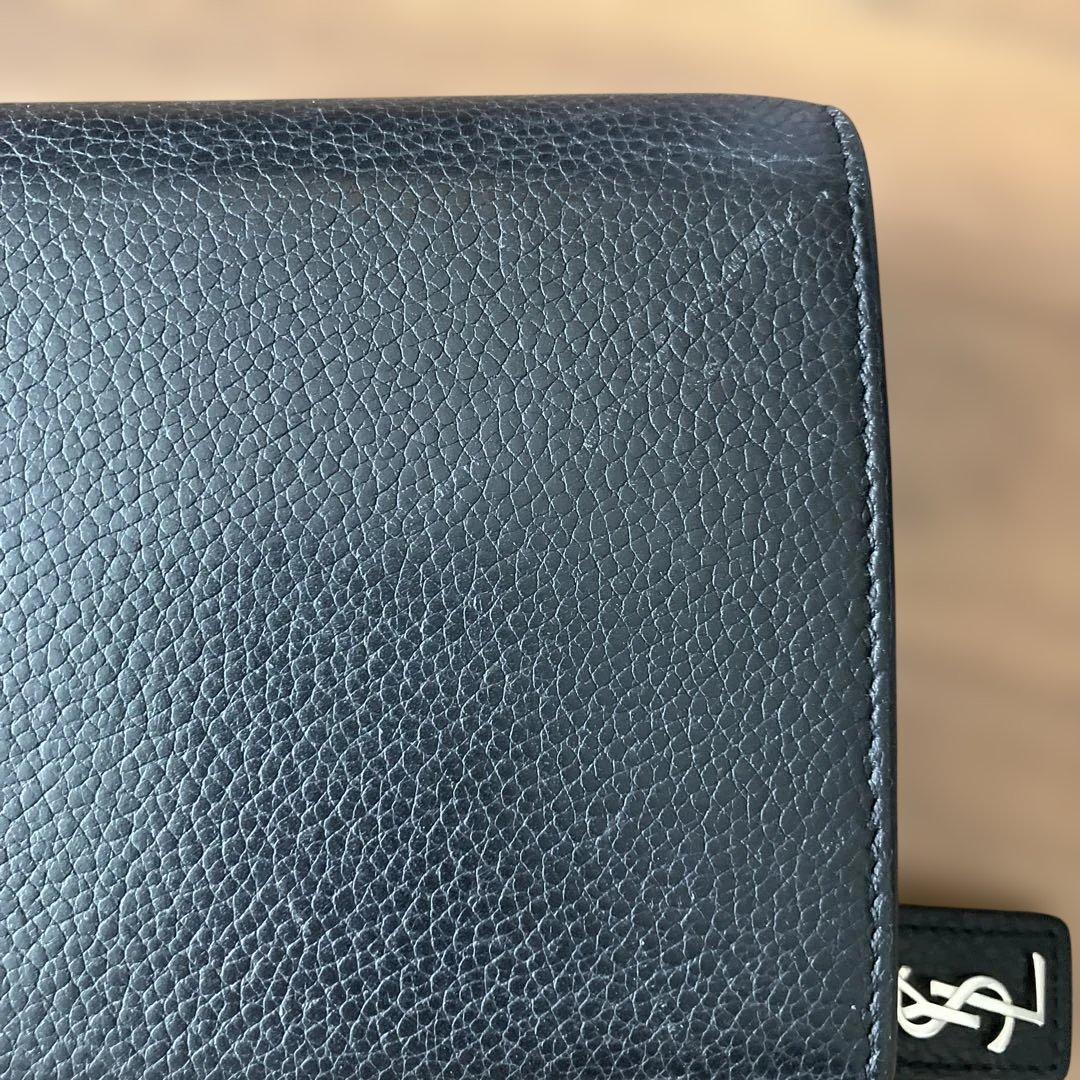SAINT LAURENT ブラック レザー 長財布