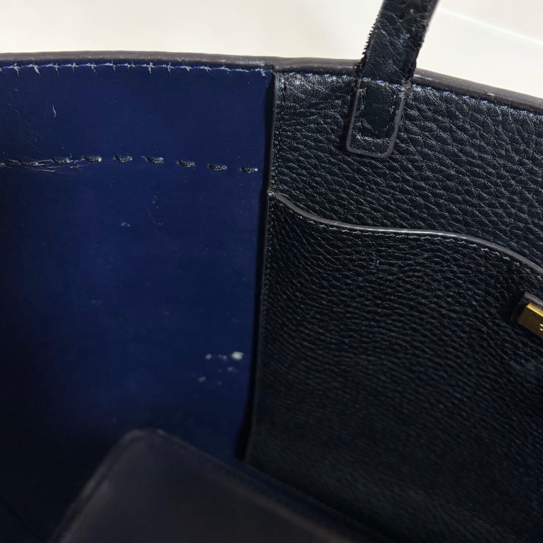 ✨美品✨ トリーバーチ トートバッグ A4可 レザー マックグロー フリンジ 黒