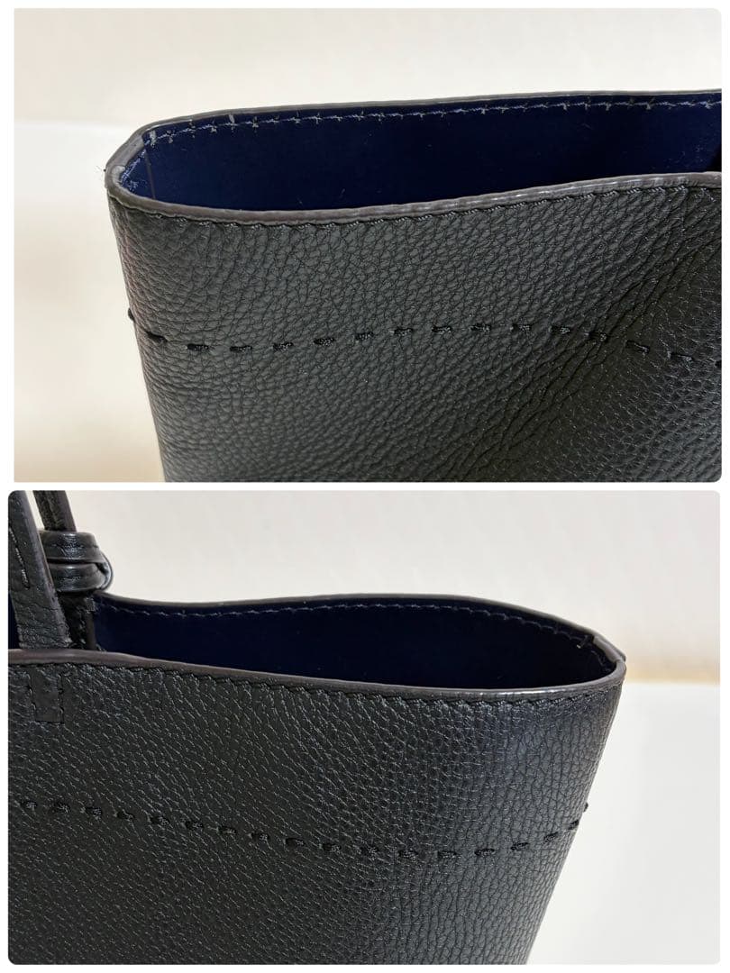 ✨美品✨ トリーバーチ トートバッグ A4可 レザー マックグロー フリンジ 黒