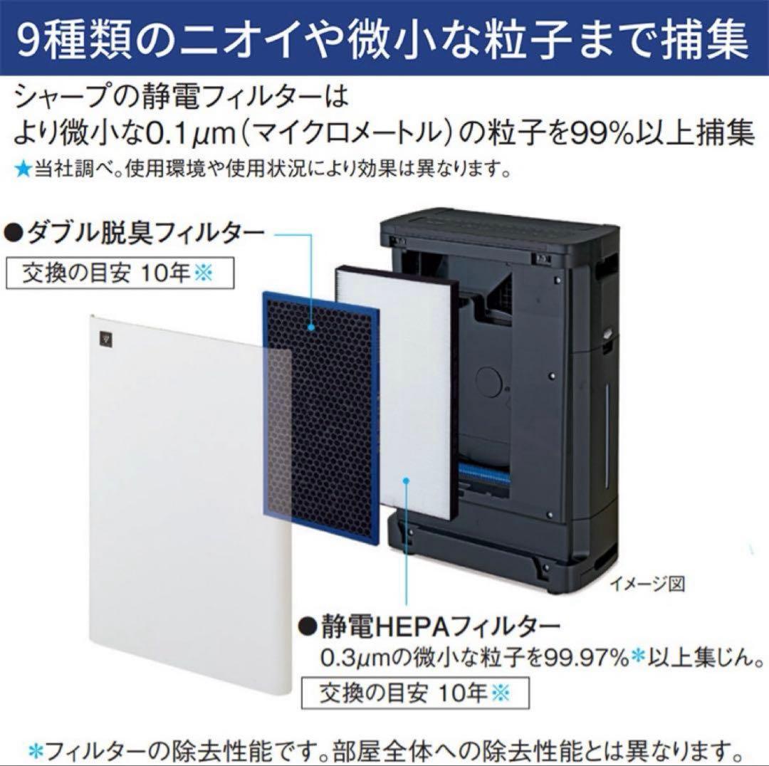 【新品】SHARP 加湿空気清浄機　空気洗浄機　除湿　加湿　KC-M511-W