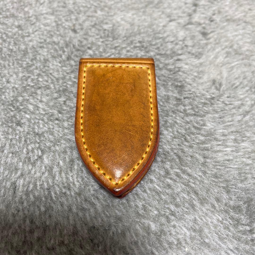 ルイヴィトン マネークリップ ヌメ皮製