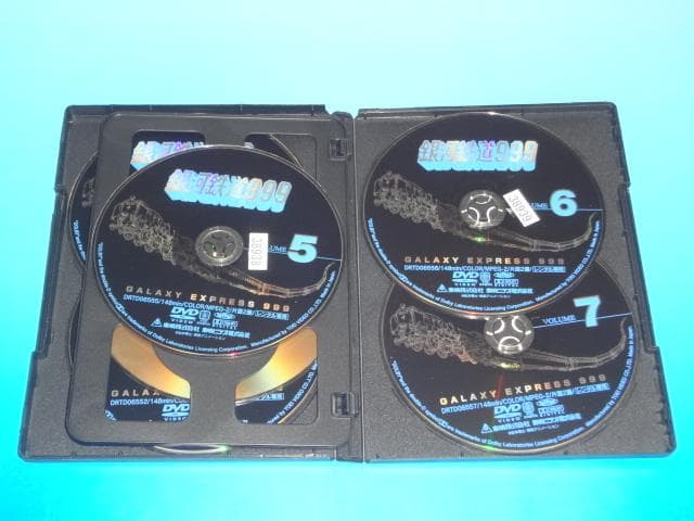 DVD 銀河鉄道999 19巻 全巻 レンタル ケース付き