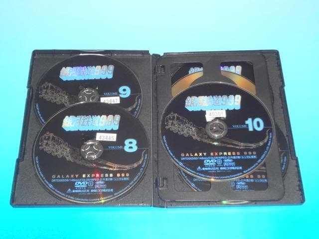 DVD 銀河鉄道999 19巻 全巻 レンタル ケース付き